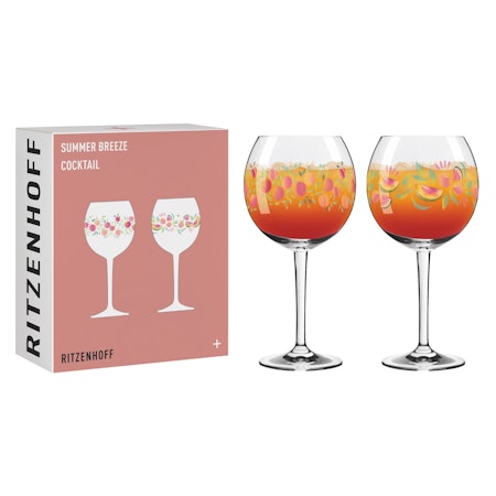 Summer Breeze Drinkglas 2-p NO: 1 & 2