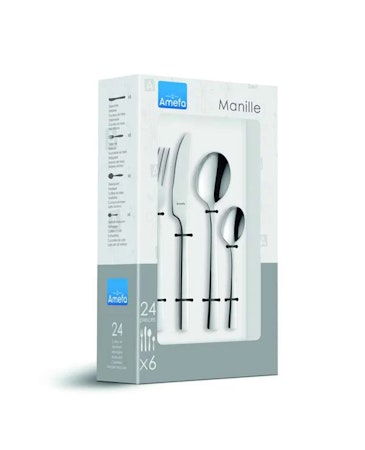 Manille Bestickset 24-delar blank