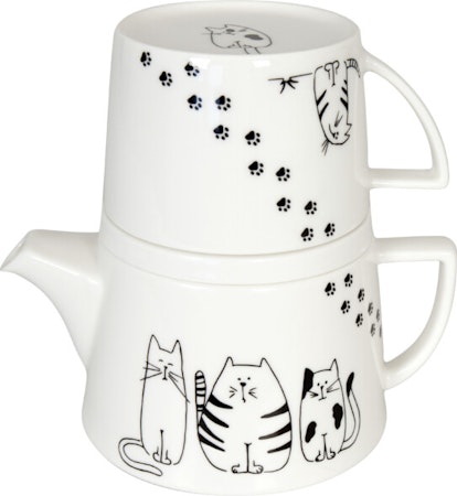Tea For One Funny Cats