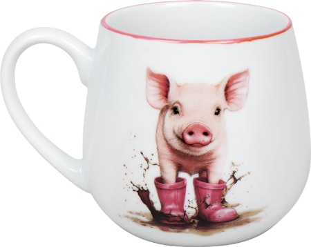 Mugg Clumsy Piggy