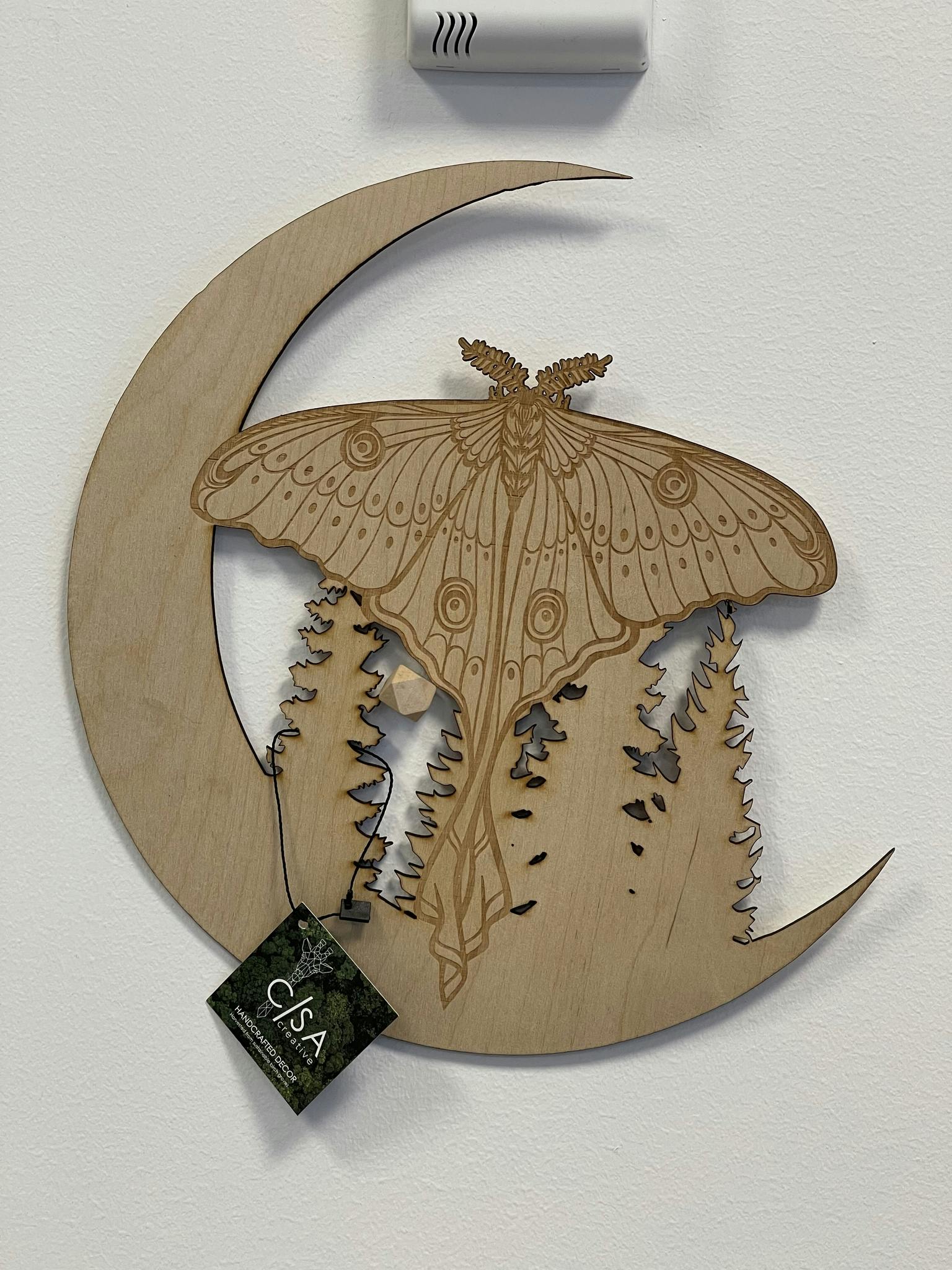 Luna Moth Väggprydnad