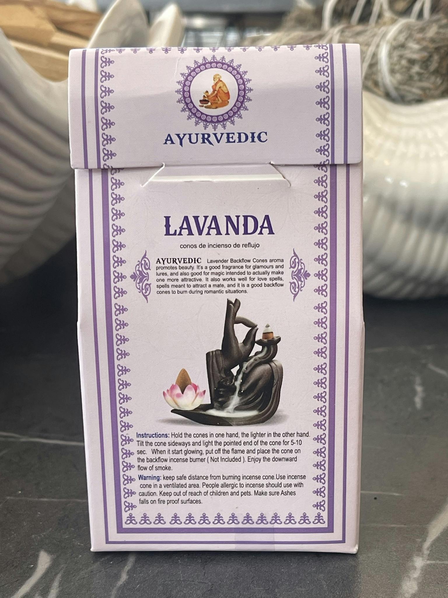 Ayurvedic Lavendel Backflow Koner