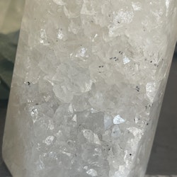 Bergkristall, Spets med druzy