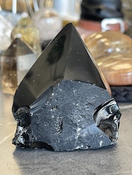 Svart Obsidian, Top Polerad