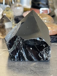 Svart Obsidian, Top Polerad