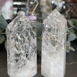 Krackelerad bergkristall