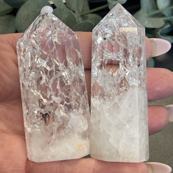 Krackelerad bergkristall