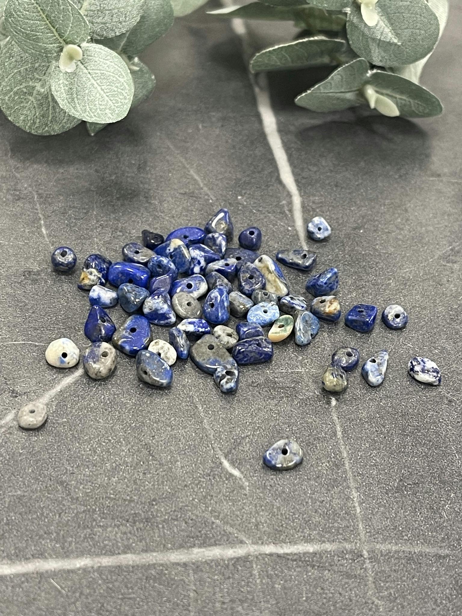 Lapis Lazuli, Hålade kristallchips