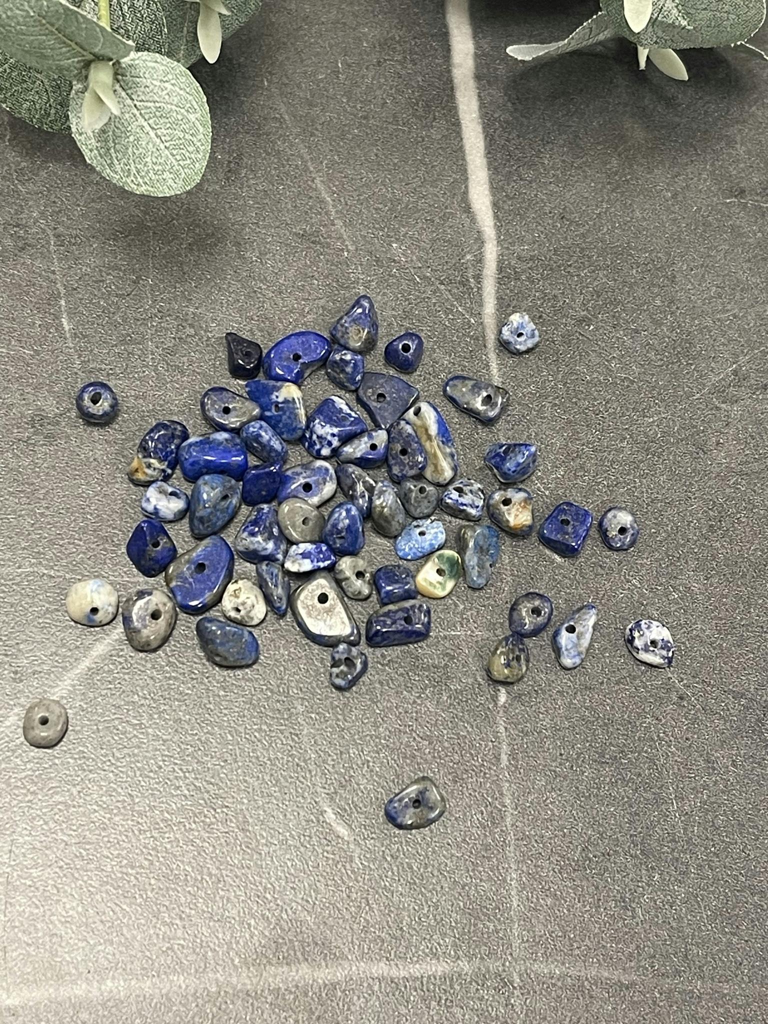 Lapis Lazuli, Hålade kristallchips