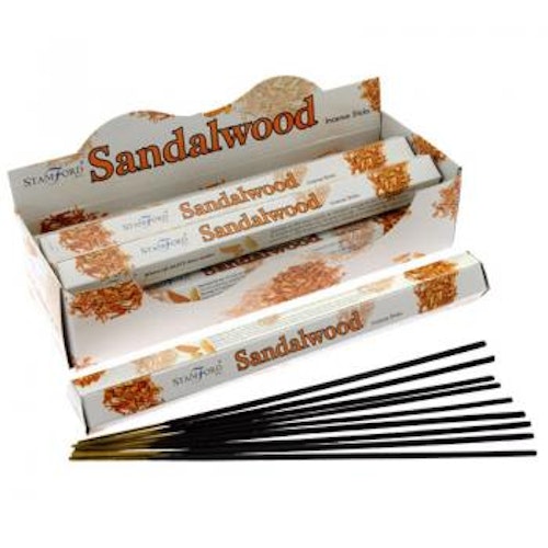 Sandalwood, Sandelträ, rökelse, Stamford Premium Hex