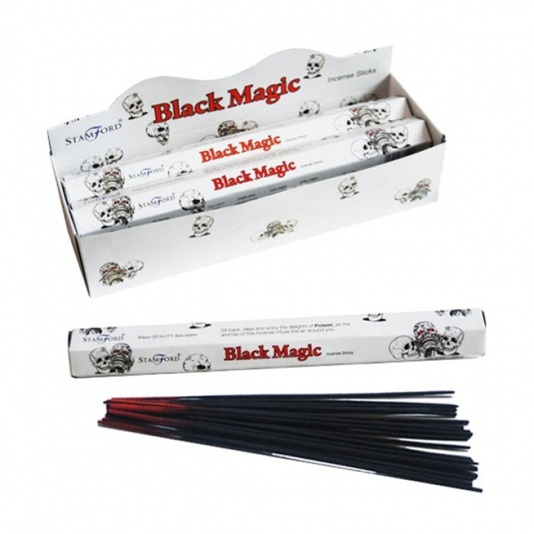 Black Magic, Svart Magi, rökelse, Stamford Premium Hex