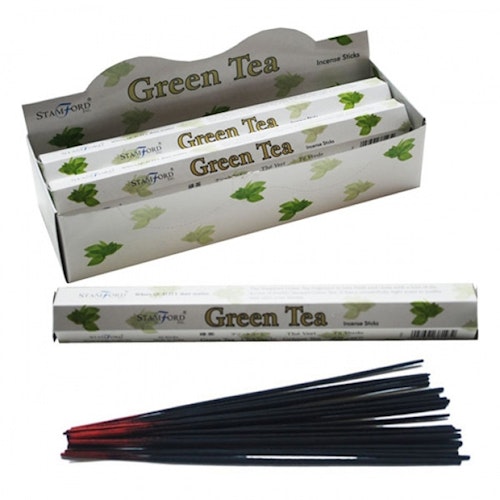 Grönt Te, Green Tea, rökelse, Stamford Premium Hex