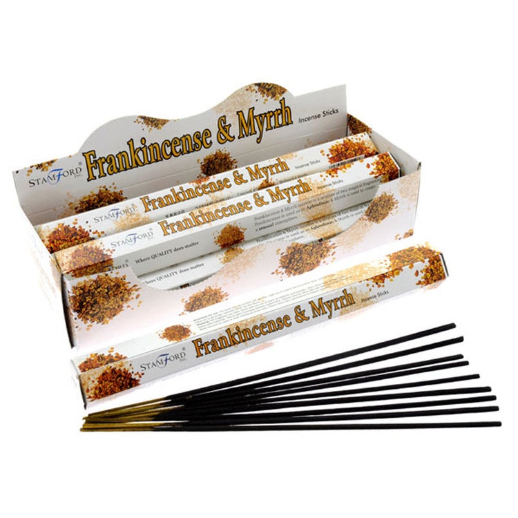 Frankincense & Myrra, rökelse, Stamford Premium Hex