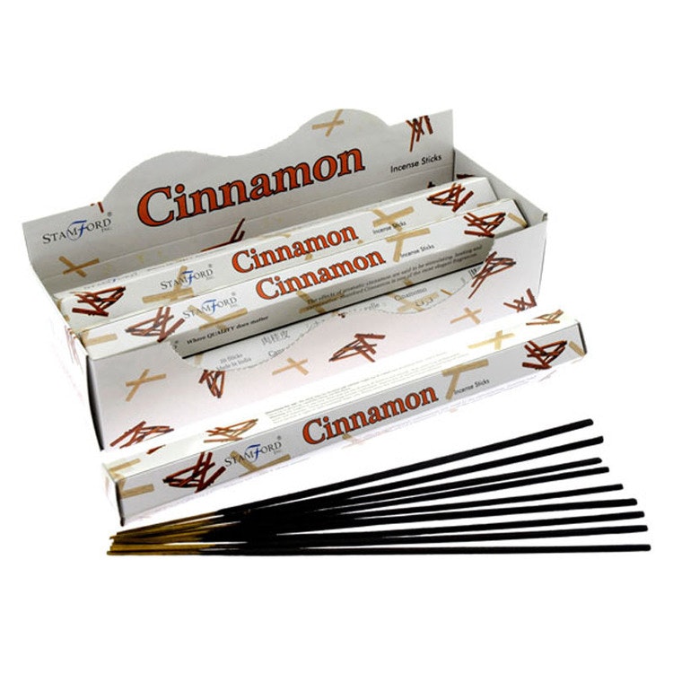 Cinnamon, Kanel, rökelse, Stamford Premium Hex