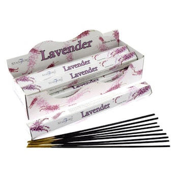 Lavendel, Lavender, rökelse, Stamford Premium Hex
