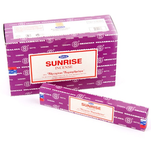 Sunrise, Rökelse, Storpack, Satya