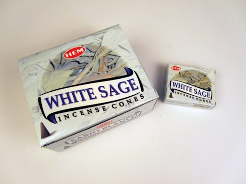 White Sage, Salvia rökelsekoner, HEM
