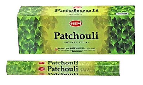 Patchouli, rökelse, HEM