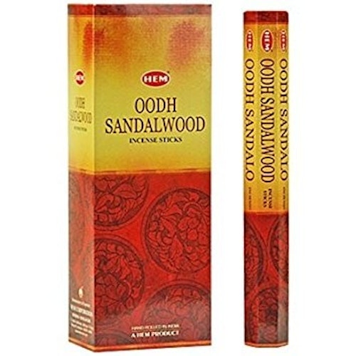 Oodh Sandalwood, Sandelträ rökelse, HEM