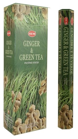 Ginger Green Tea, Ingefära Grönt Tee rökelse, HEM