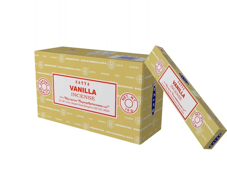 Vanilla, rökelse 15 g, Satya