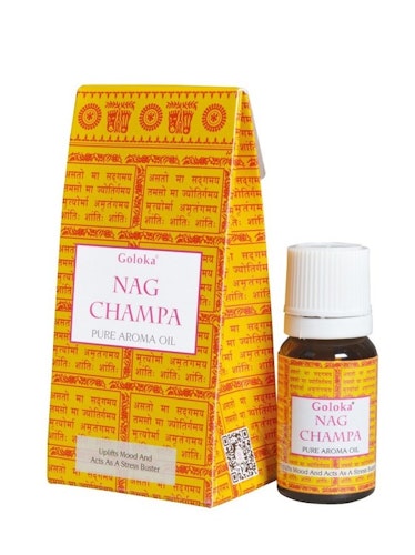 Nag Champa, Doftolja, 10ml, Goloka