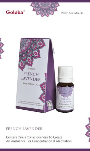 French Lavender, Lavendel Doftolja, 10ml Goloka