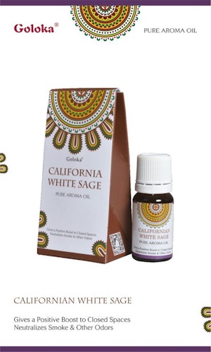 Californian White Sage, Salvia, Doftolja, 10ml Goloka