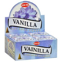 Vanilla, Vanilj rökelsekoner, HEM