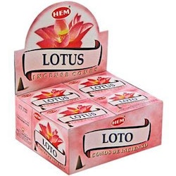 Lotus, rökelsekoner, HEM