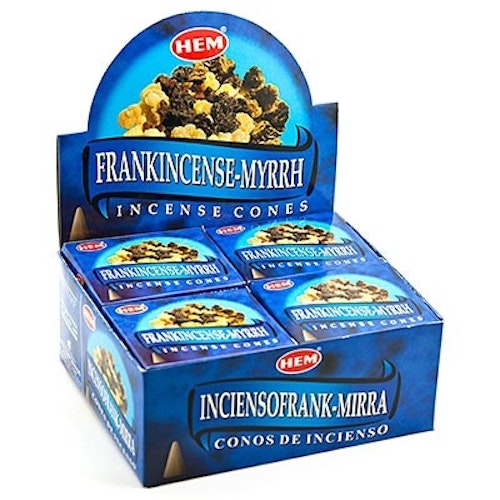 Frankincense Myrrh, rökelsekoner, HEM