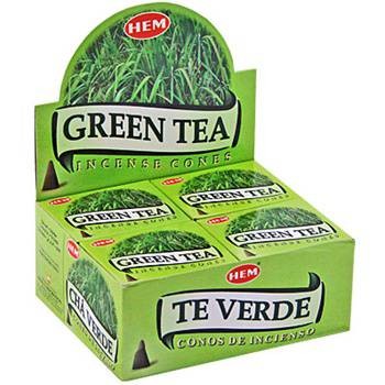 Green Tea, Grönt Tee rökelsekoner, HEM