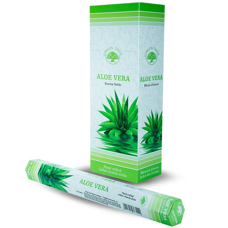 Aloe Vera, rökelse, Green Tree