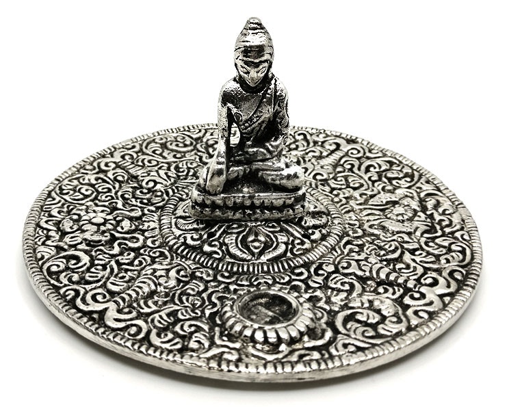 Buddha metall Rökelsehållare