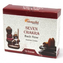 7 Chakras Backflow rökelser, Aromatica