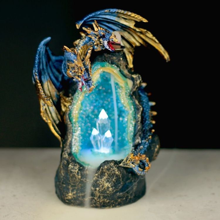 Dragon Crystal Cave LED, Backflow Rökelsebrännare