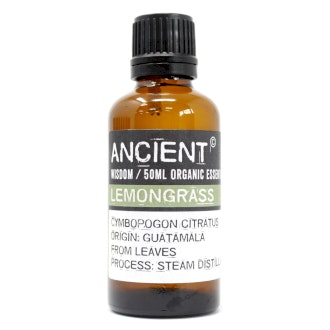 Citrongräs Organic, Lemongrass, Eterisk Olja 50ml, Ancient Wisdom