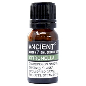 Citronella Organic, Eterisk Olja 10ml, Ancient Wisdom