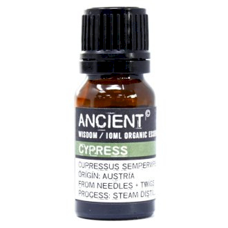 Cypress Organic Eterisk Olja, Ancient Wisdom, 10ml