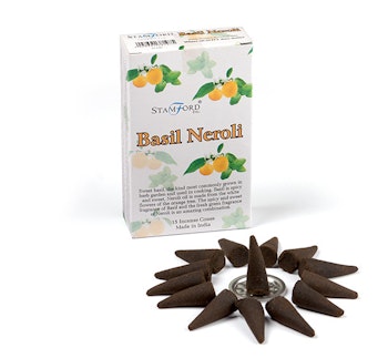 Basil Neroli, rökelsekoner, Stamford