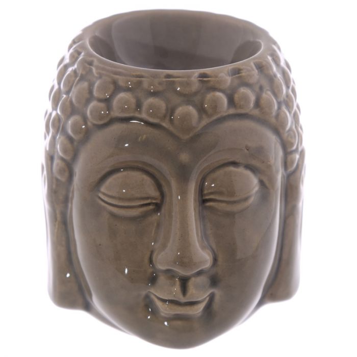 Buddha brun keramik, Aromalampa