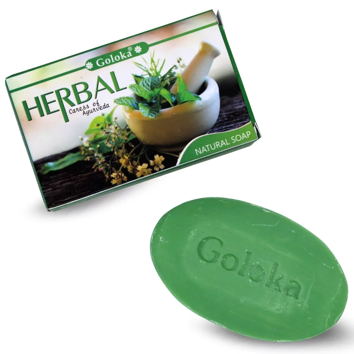Goloka Herbal Natural Soap, Handtvål 75g, Goloka