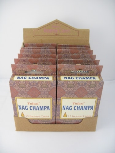 Nag Champa, rökelsekoner, Tulasi