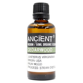 Cederträ Organic, Cedarwood, Eterisk Olja 50ml, Ancient Wisdom