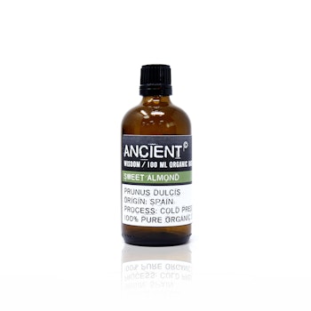 Sötmandelolja Organic, Sweet Almond Oil, Ancient Wisdom, 100ml