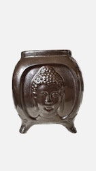 Buddha Relief keramik brons, Aromalampa