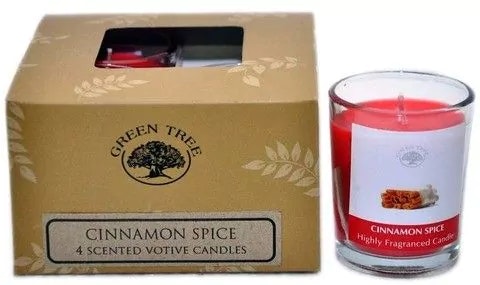 Cinnamon Spice 55g Doftljus, Green Tree