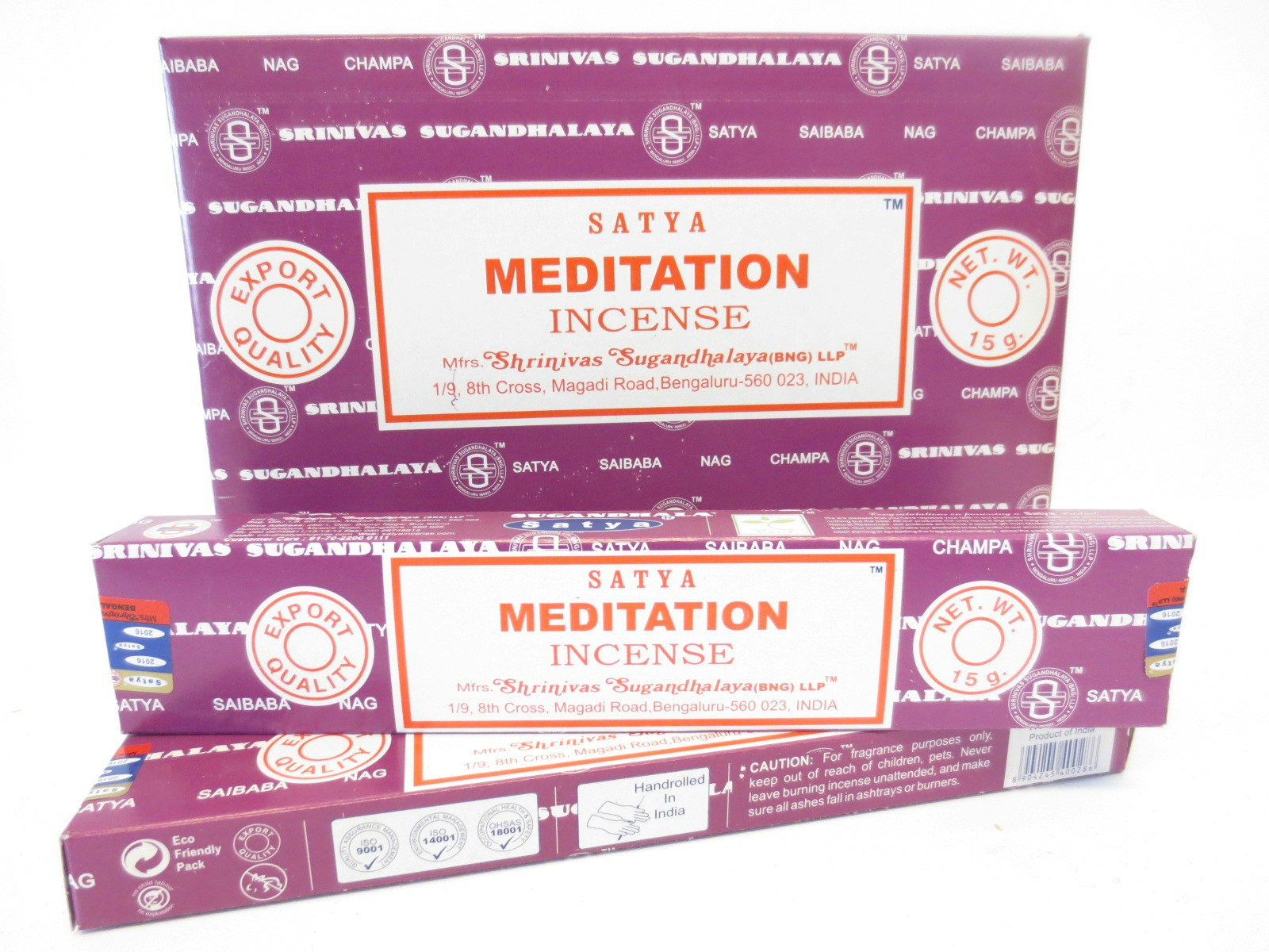 Meditation, rökelse, Storpack, Satya