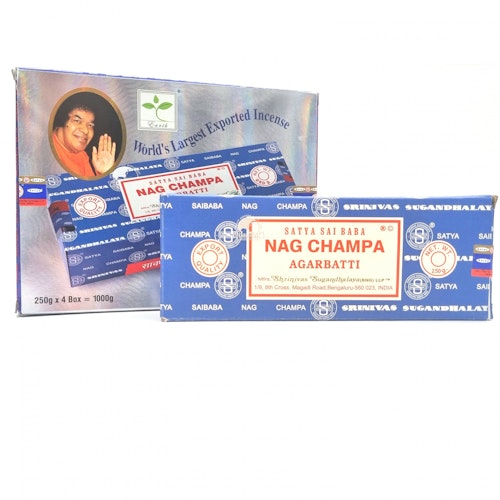 Nag Champa, 250g rökelse, Satya