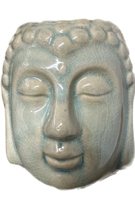 Buddha blå keramik, Aromalampa